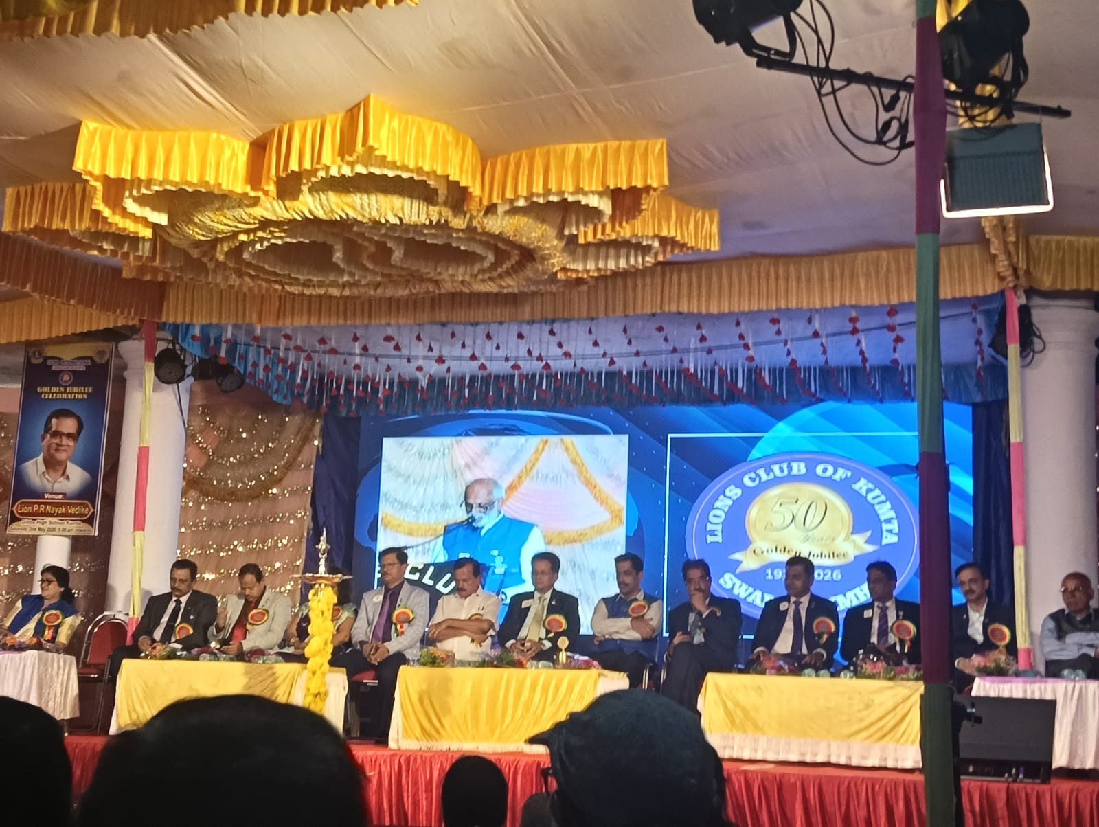 Attended Golden jubilee celebration of Lions club of Kumta