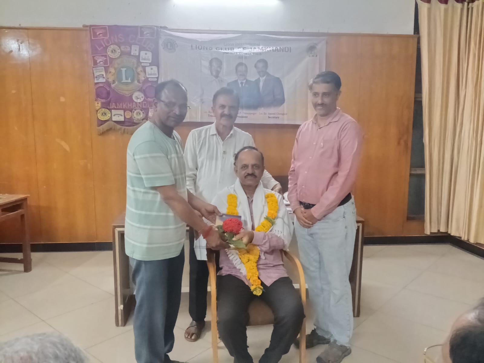 All the past presidents of LC Jamkhandi are Honored-14