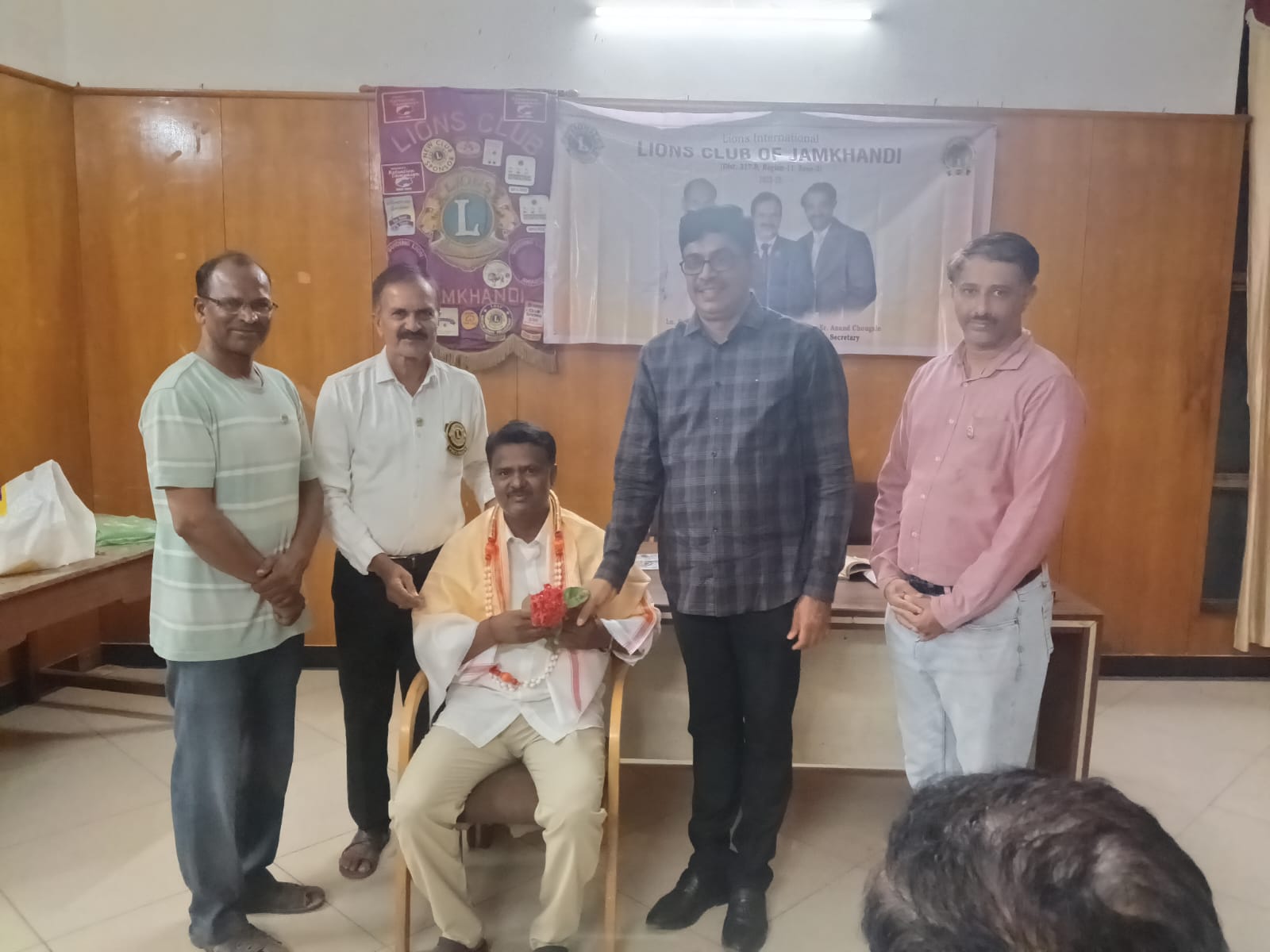 All the past presidents of LC Jamkhandi are Honored-14