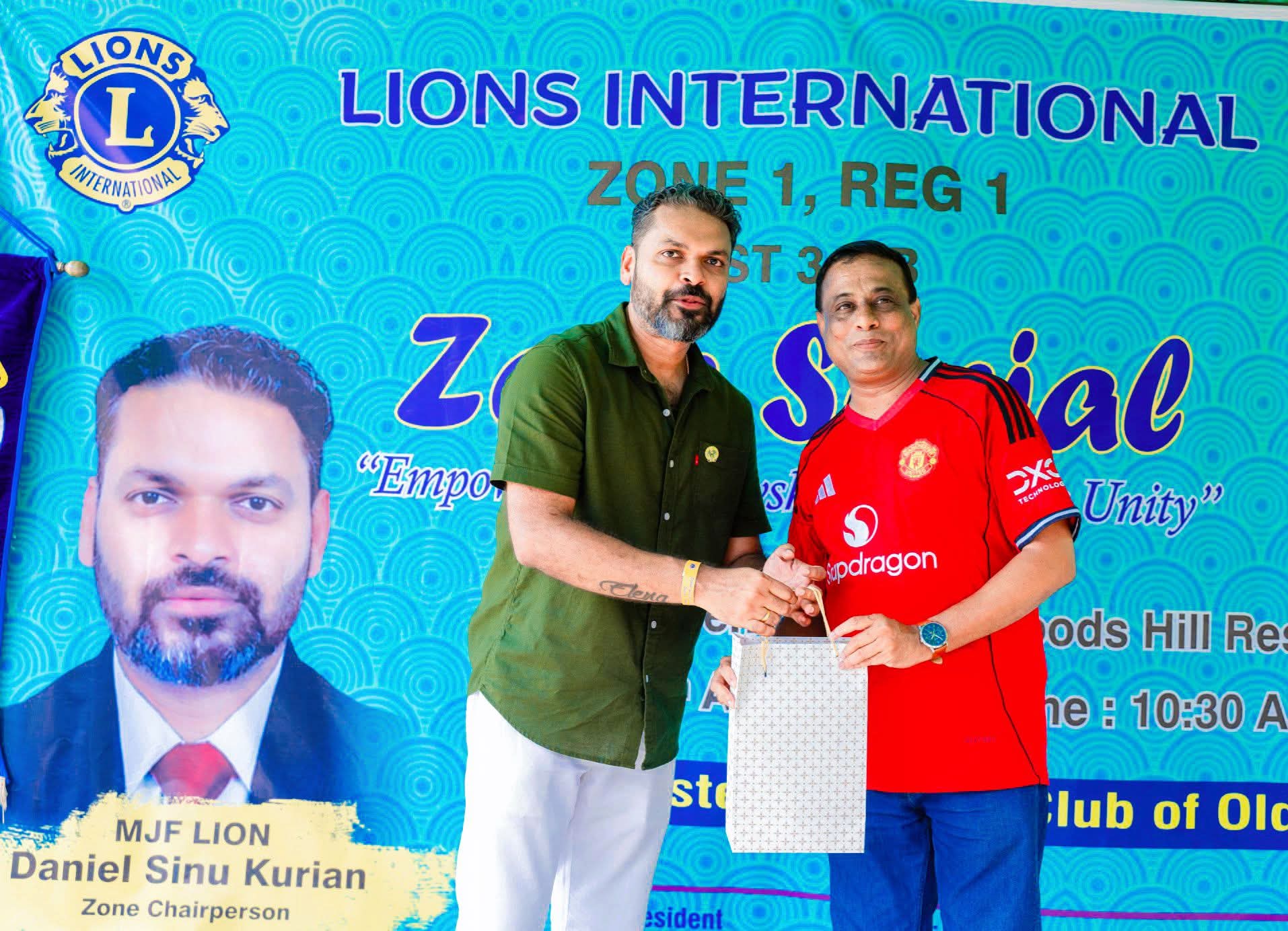 Attended Zone Social of Zone Chairperson Lion Daniel Kurien