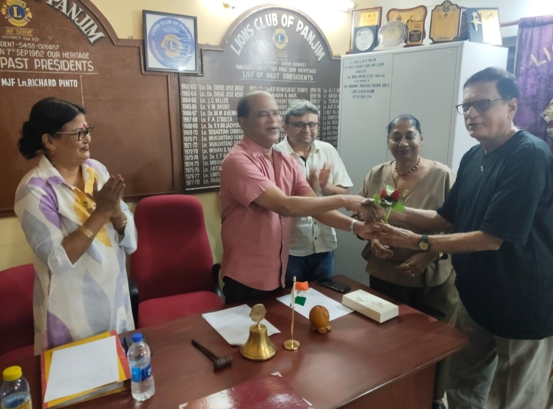 Lions Club of Panjim  conducted their Regular Meeting for the month of May on 6th.