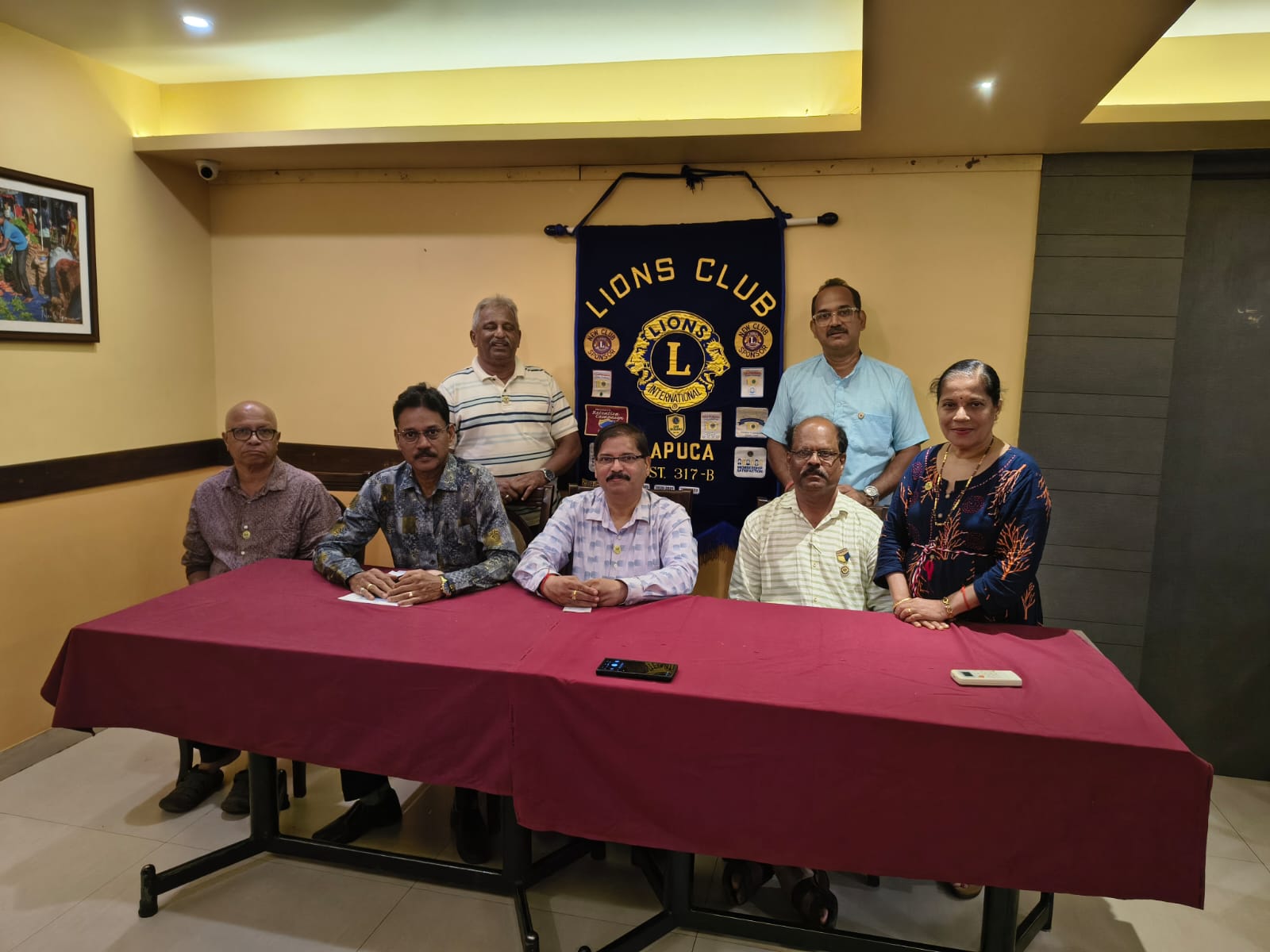 GENERAL BODY MEETING OF LIONS CLUB OF MAPUCA