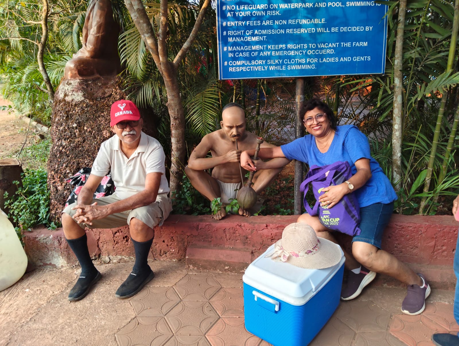 OUTING WITH SENIOR CITIZENS
