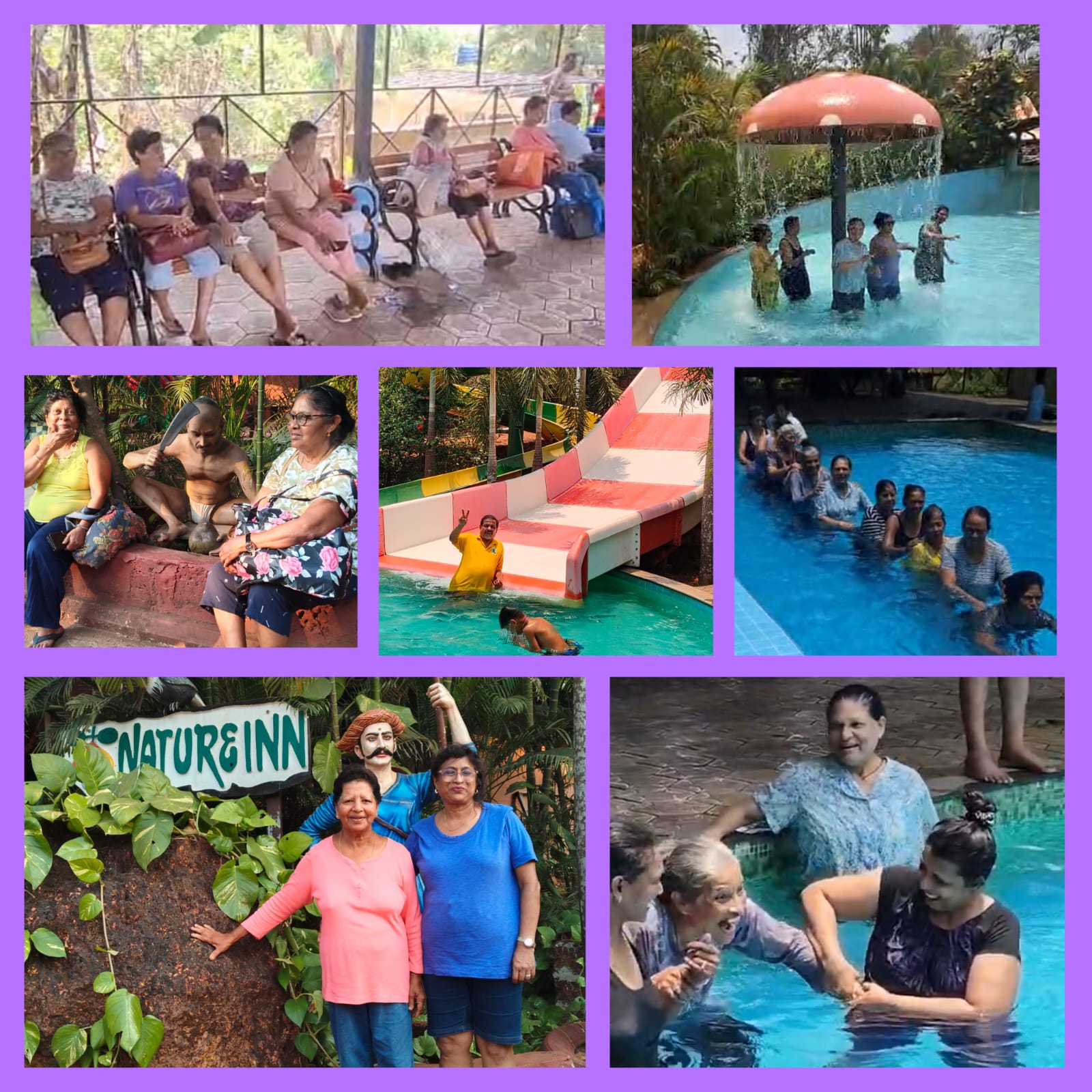 OUTING WITH SENIOR CITIZENS