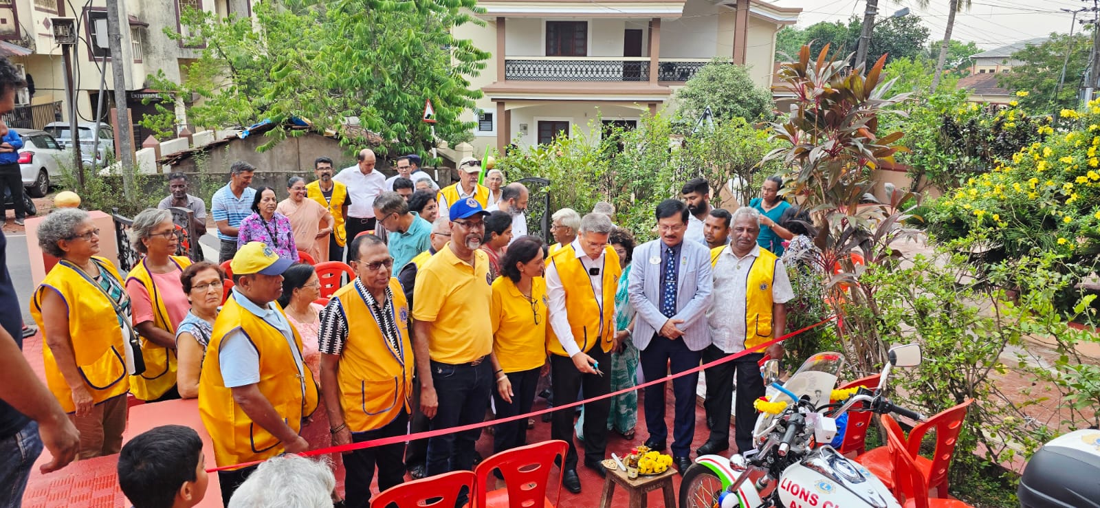 INAUGERATION LIFE SAVER PROJECT MOTOR BIKE AMBULANCE