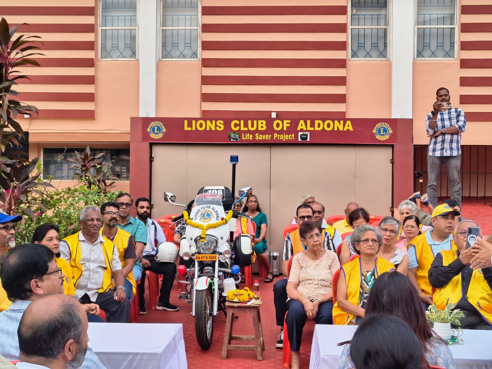 INAUGERATION LIFE SAVER PROJECT MOTOR BIKE AMBULANCE