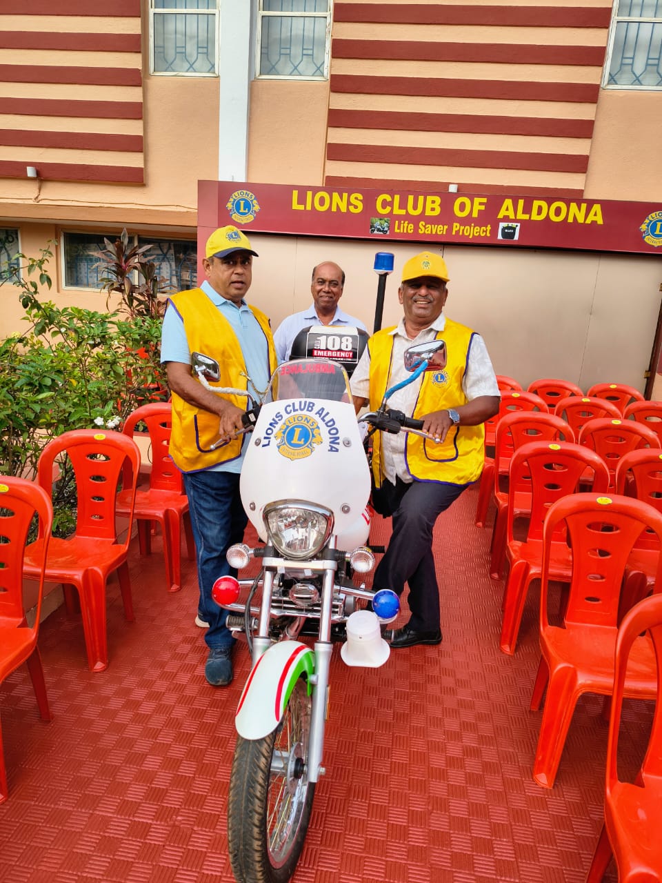 INAUGERATION LIFE SAVER PROJECT MOTOR BIKE AMBULANCE