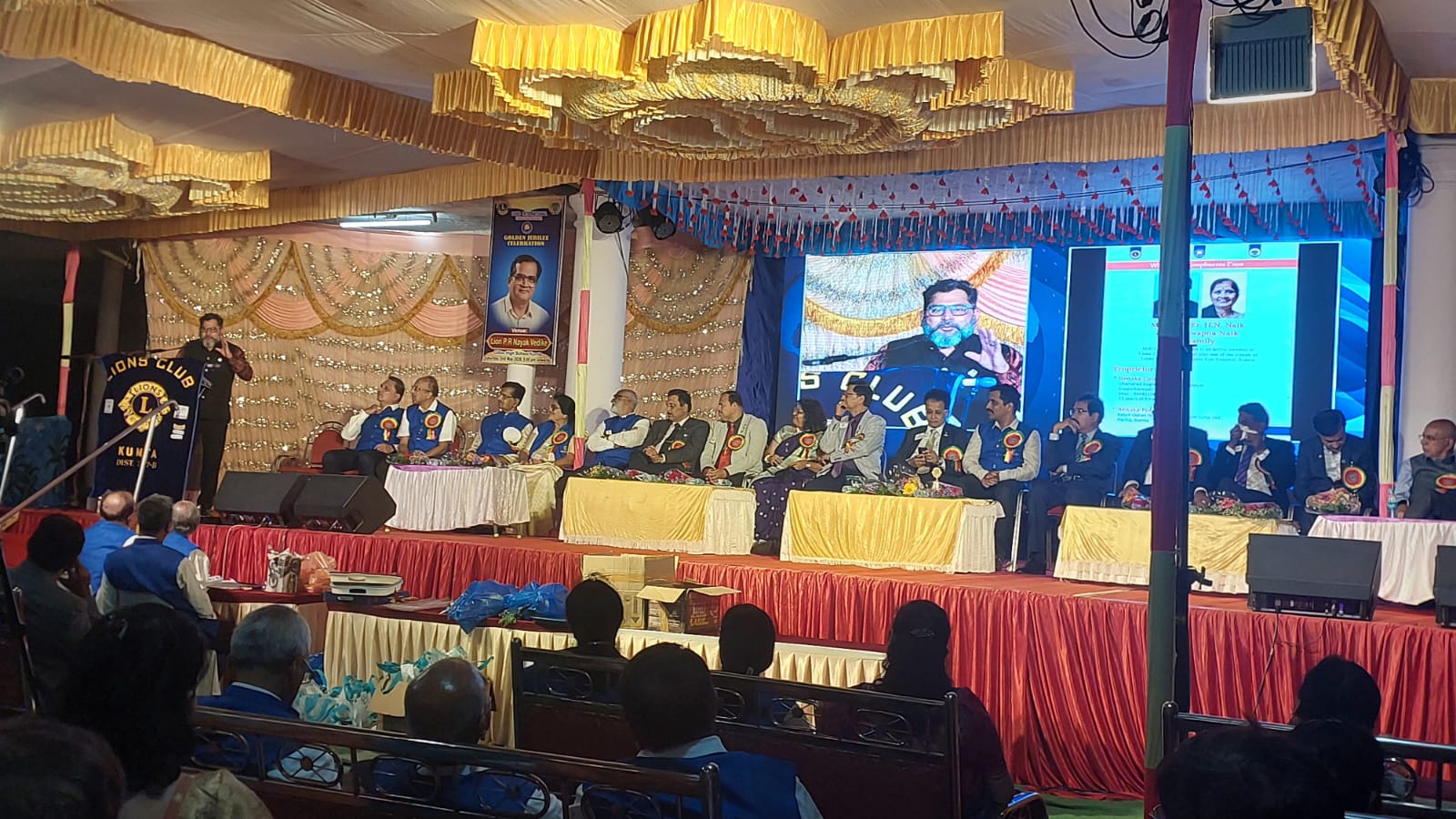 Attended Golden jubilee celebration of Lions club of Kumta