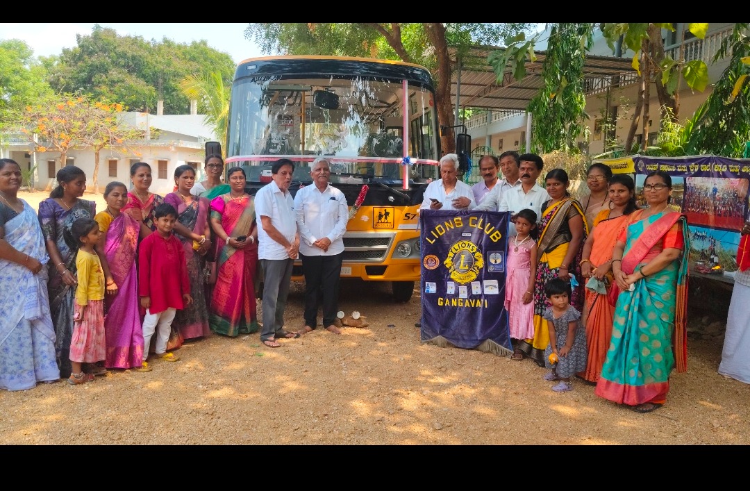 Purchased new Bus for Lions School