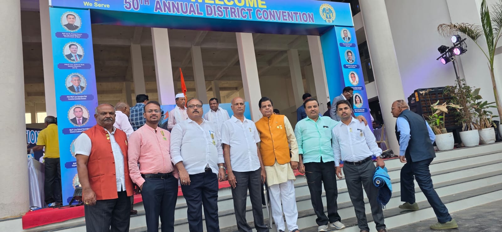 BANNER PRESENTATION ON THE OCCATION OF DISTRICT ANNUAL CONVENTION.