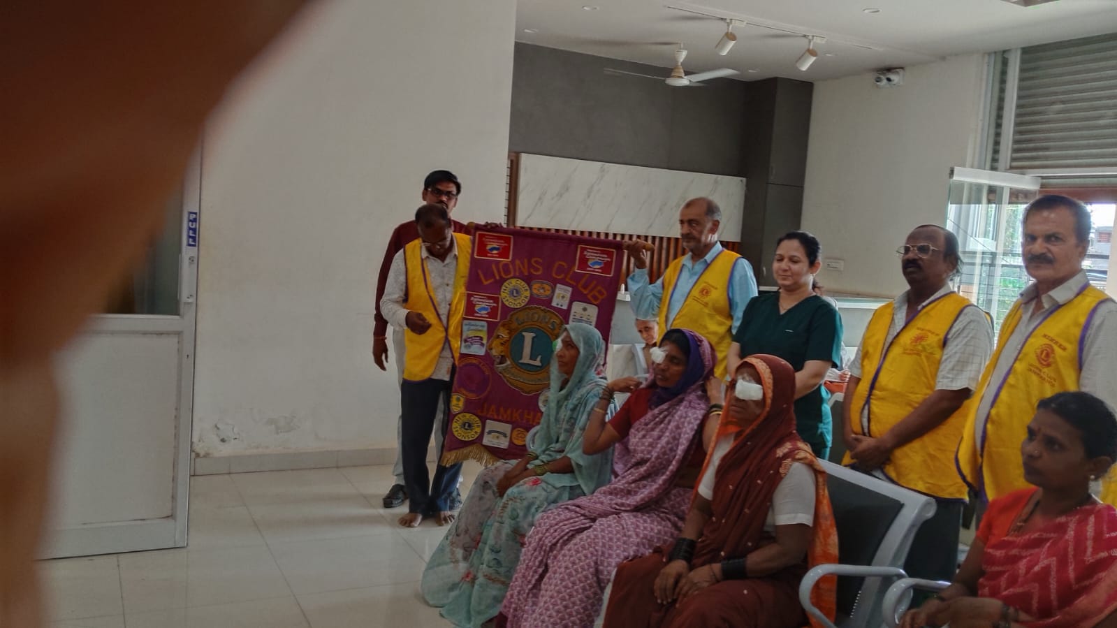 Free cataract surgery for 11 poor old peoples.