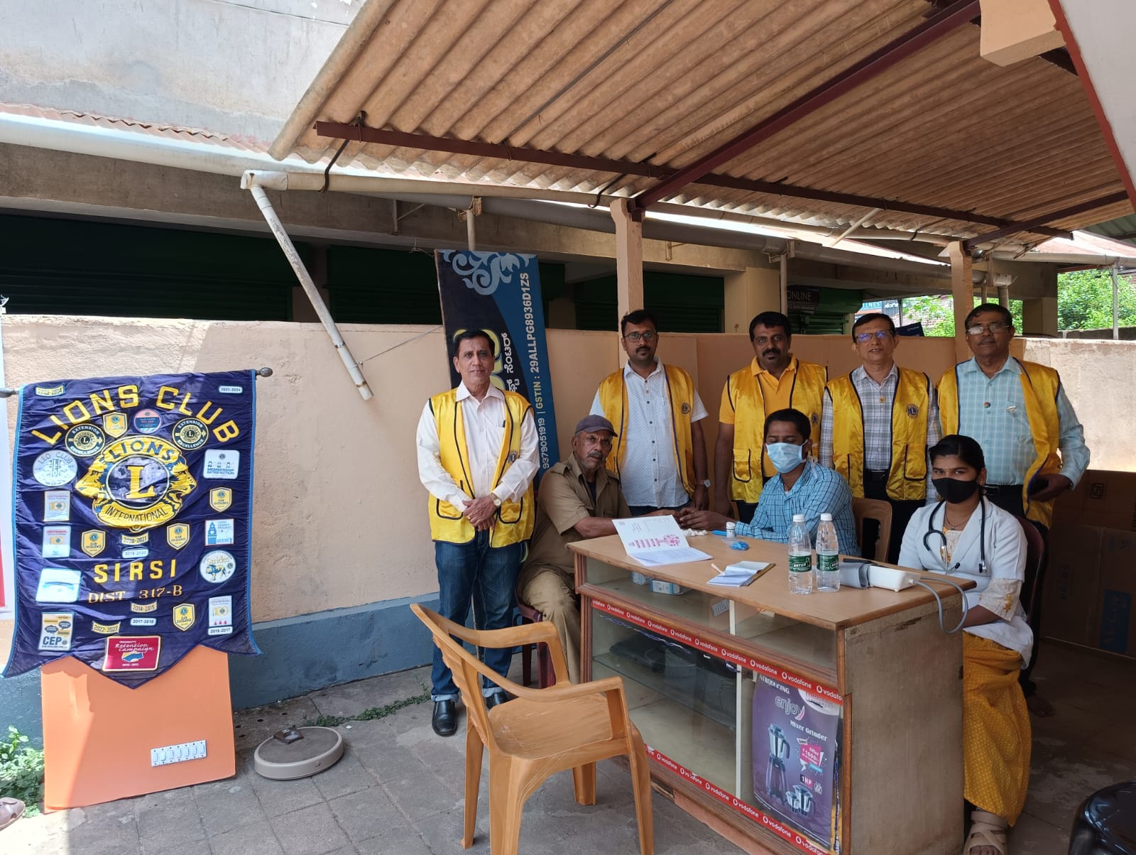 ATTENDED LIONS CLUB OF SIRSI SIGNATURE ACTIVITY FREE DIABETIC CHECK UP CAMP