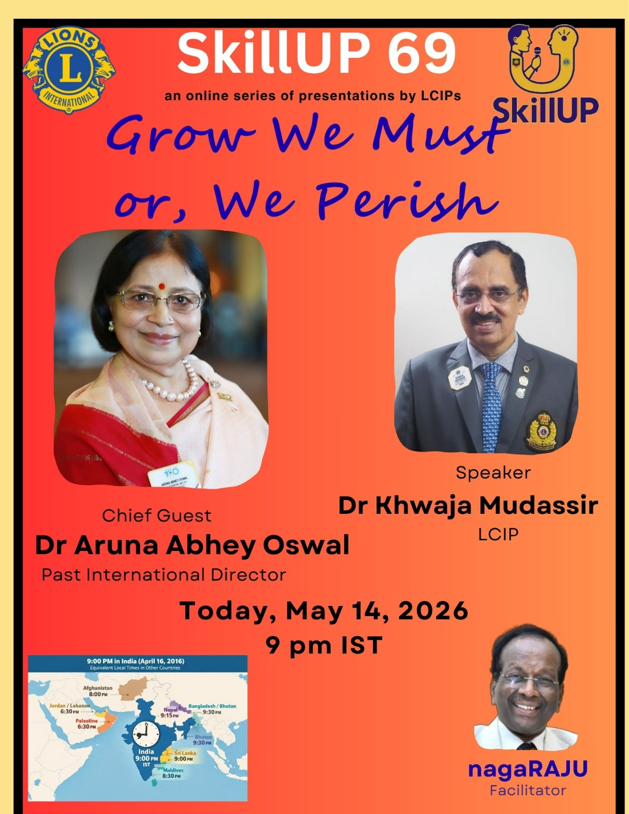 Topic: Grow We Must or, We Perish