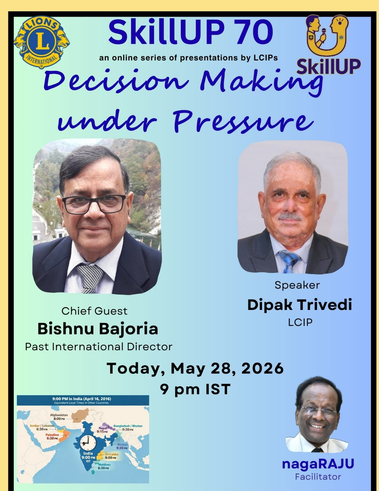 Topic: Decision Making Under Pressure