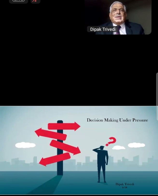 Topic: Decision Making Under Pressure