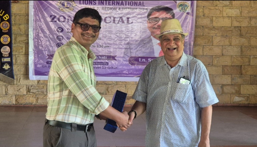 Felicitation of PDG during Zone Social 