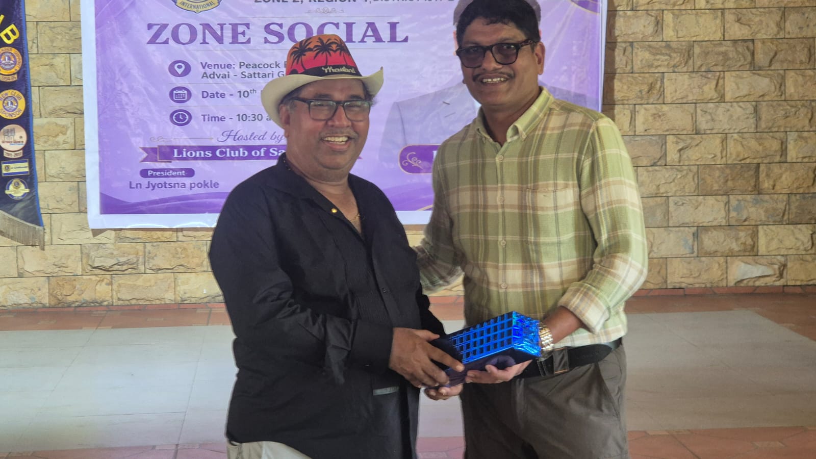 RC and ZC felicitated during Zone Social 