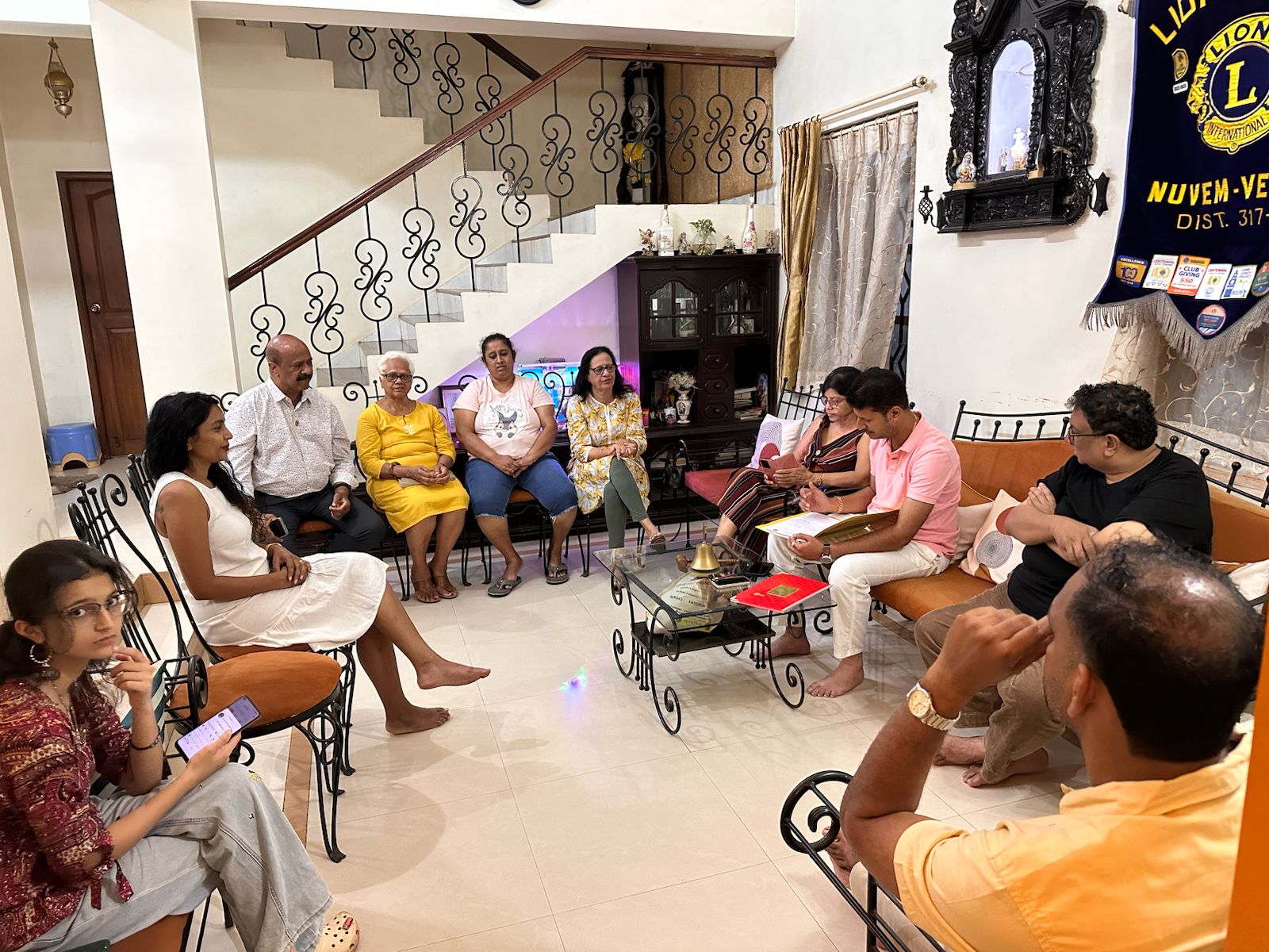 Attended meeting at LC Nuvem Verna