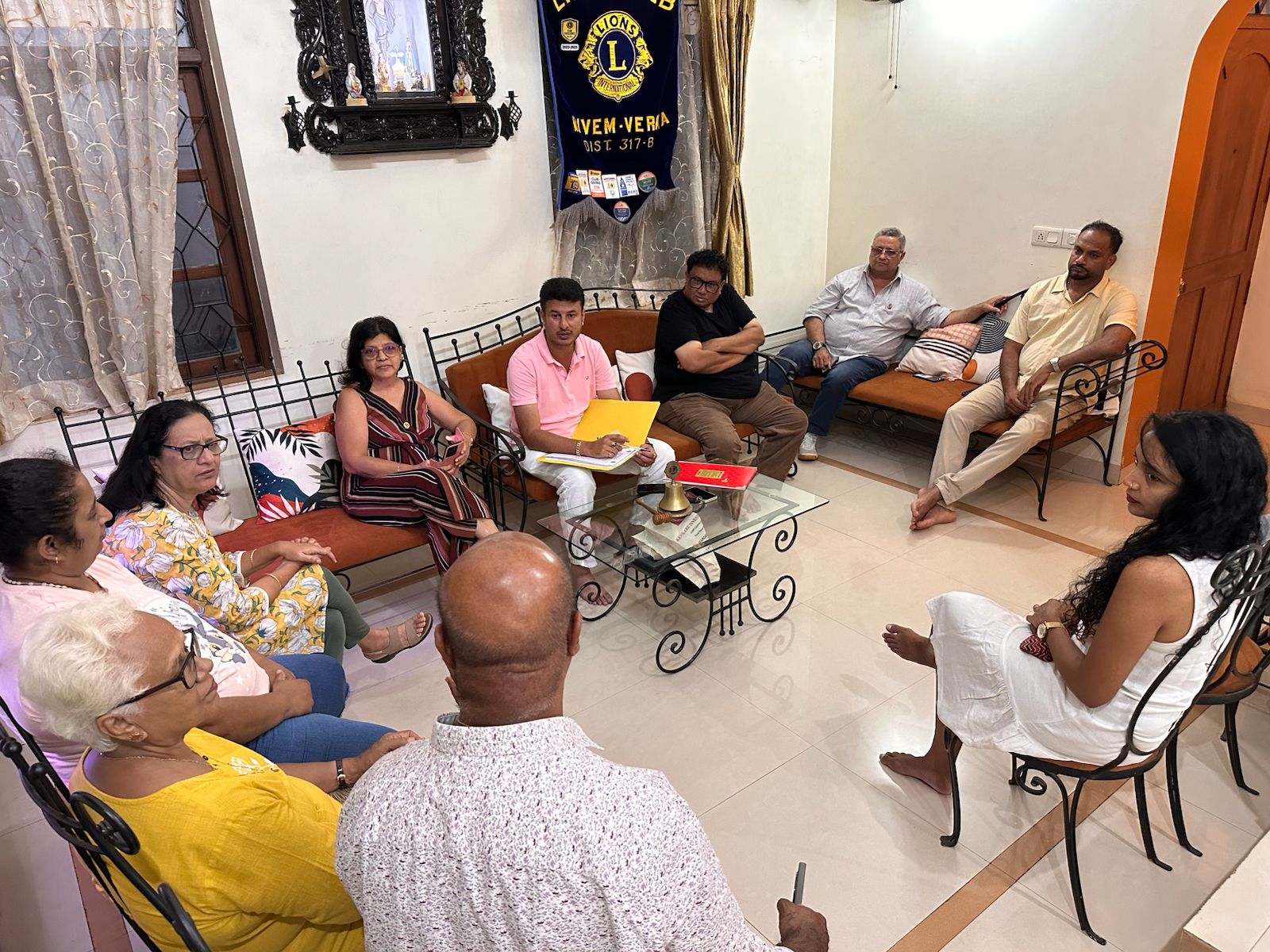 Attended meeting at LC Nuvem Verna