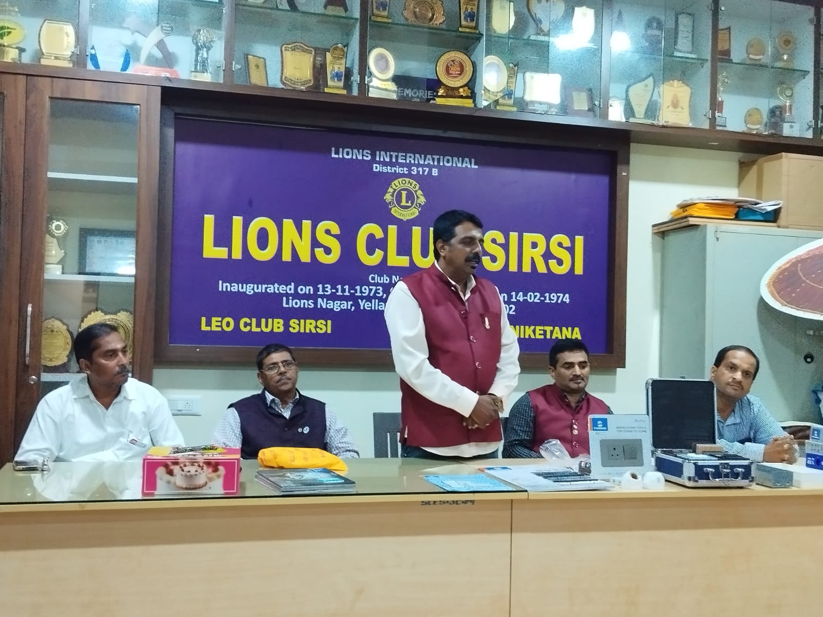 ATTENDED THE ELECTRICIAN DAY CELEBERATION BY LIONS CLUB OF SIRSI