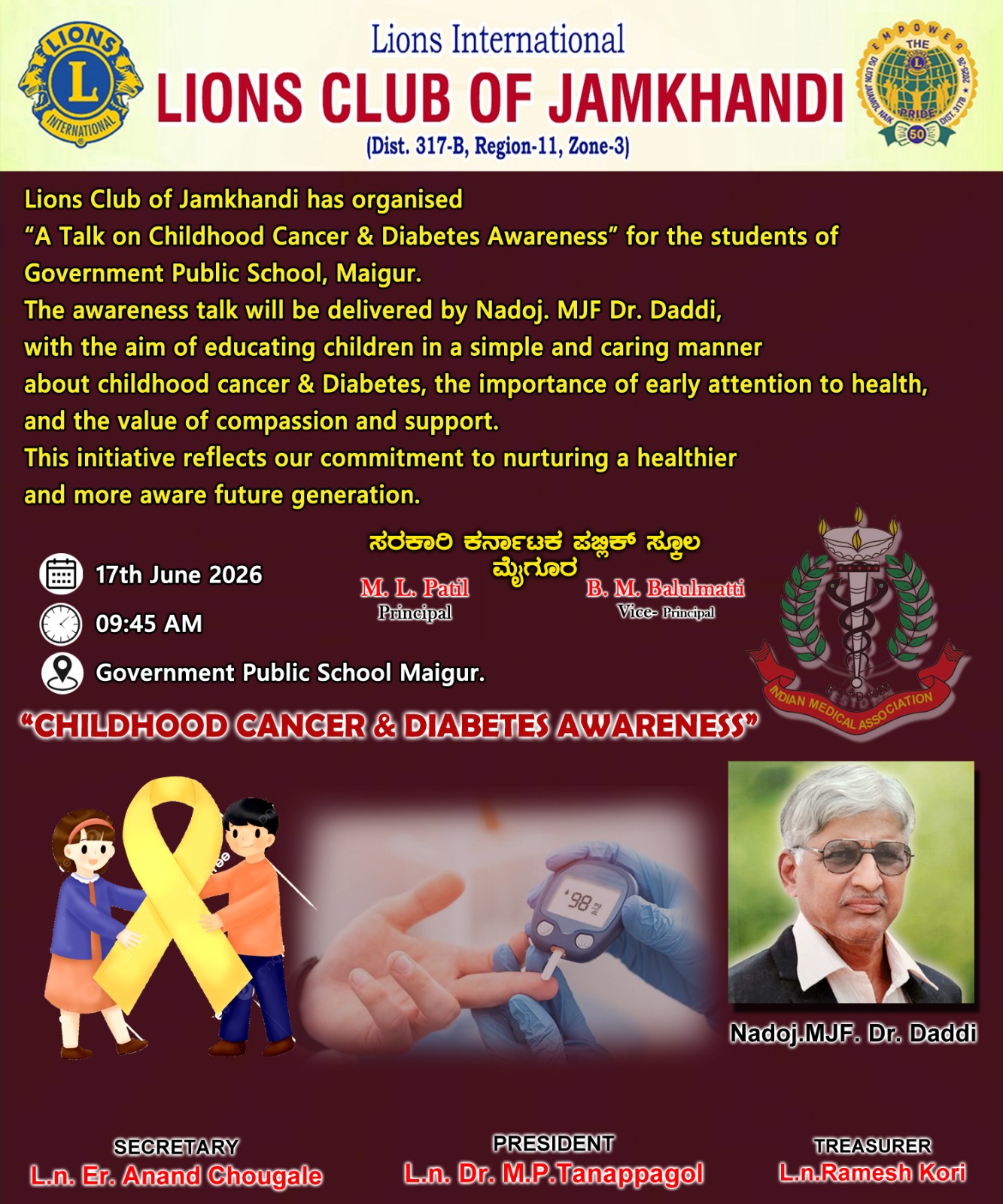 A Talk on Diabetes Awareness