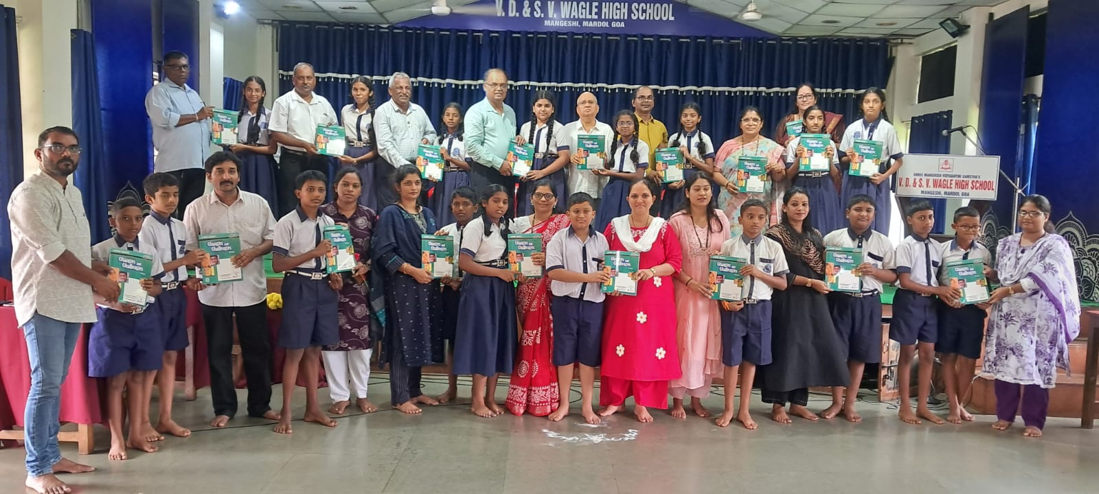LIONS QUEST INAUGERATION AT "V.D.& S.V WAGLE HIGH SCHOOL, MANGUESHI-MARDOL, GOA