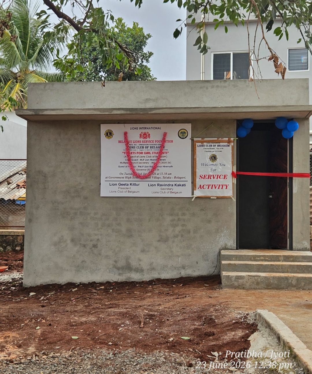 Girls toilet for Schools. 
