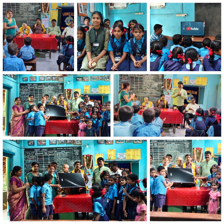DONATED SMART TV TO GOVT HIGHER PRIMARY SCHOOL