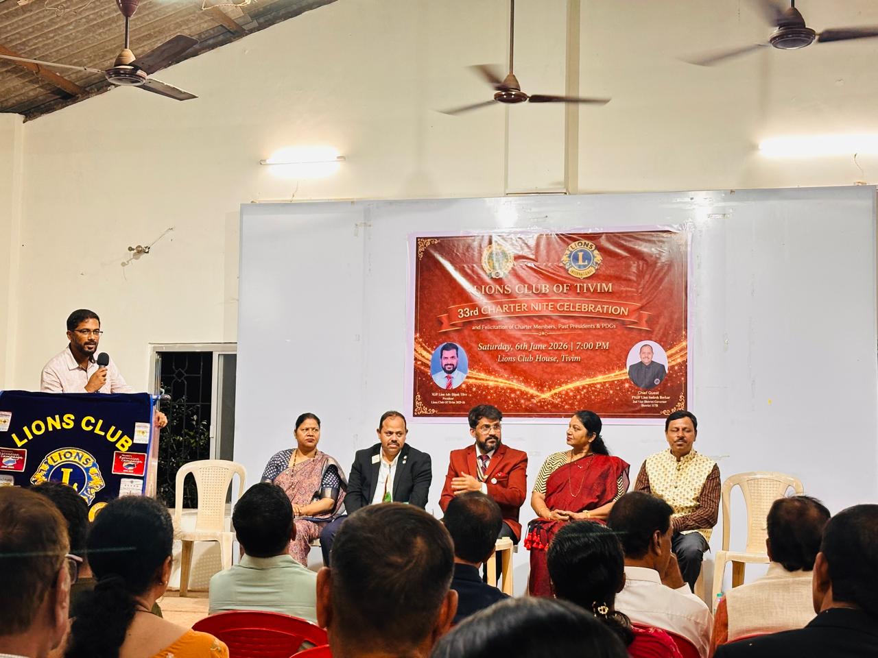 Attended Charter nite of LC Thivim
