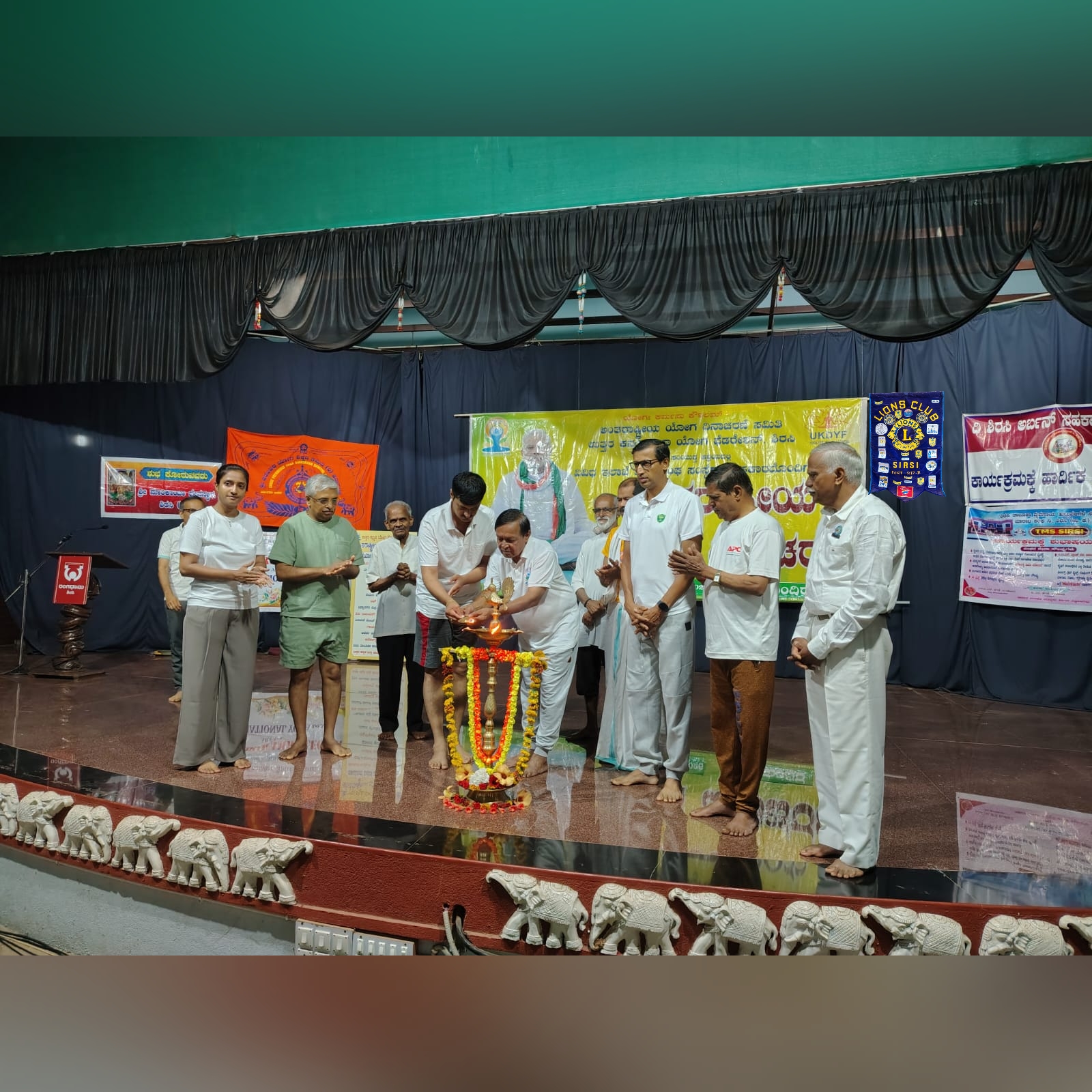 LIONS CLUB OF SIRSI YOGA DAY