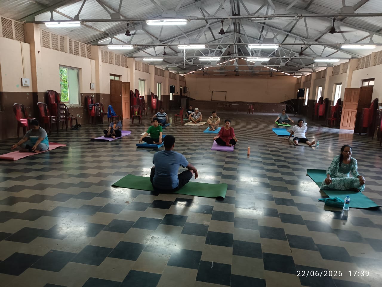Contributed towards the salary of the Club Yoga instructor