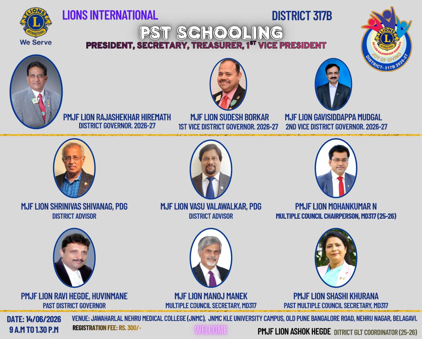 Attended PST Schooling at Belgaum 
