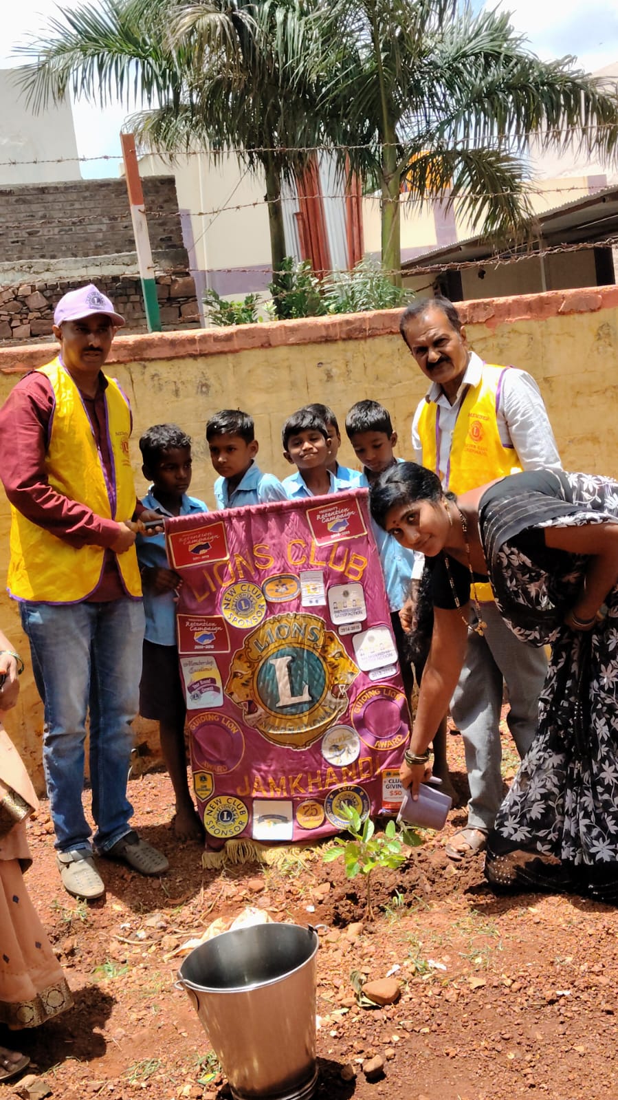 Tree plantation drive at Albal School