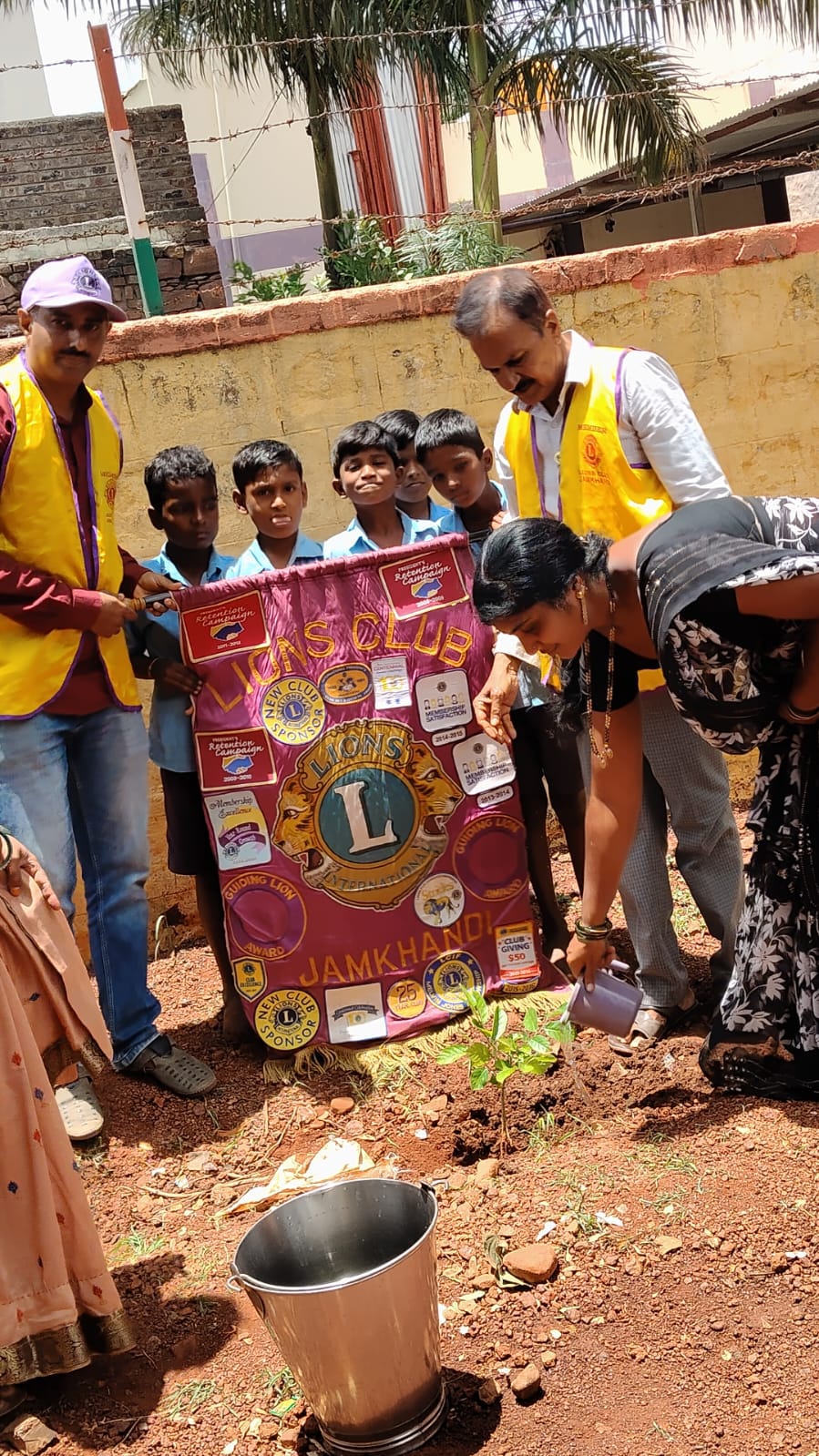Tree plantation drive at Albal School